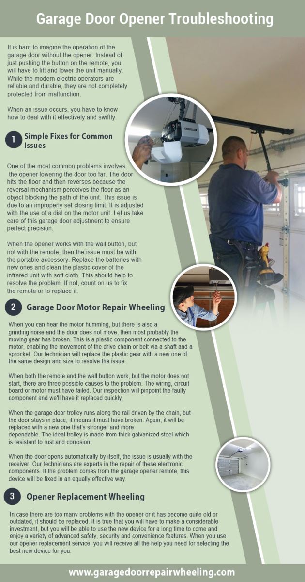 Garage Door Repair Wheeling Infographic